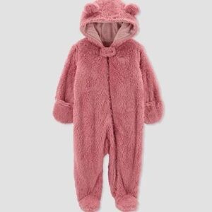 Pink Teddy Bear Baby Onesie
